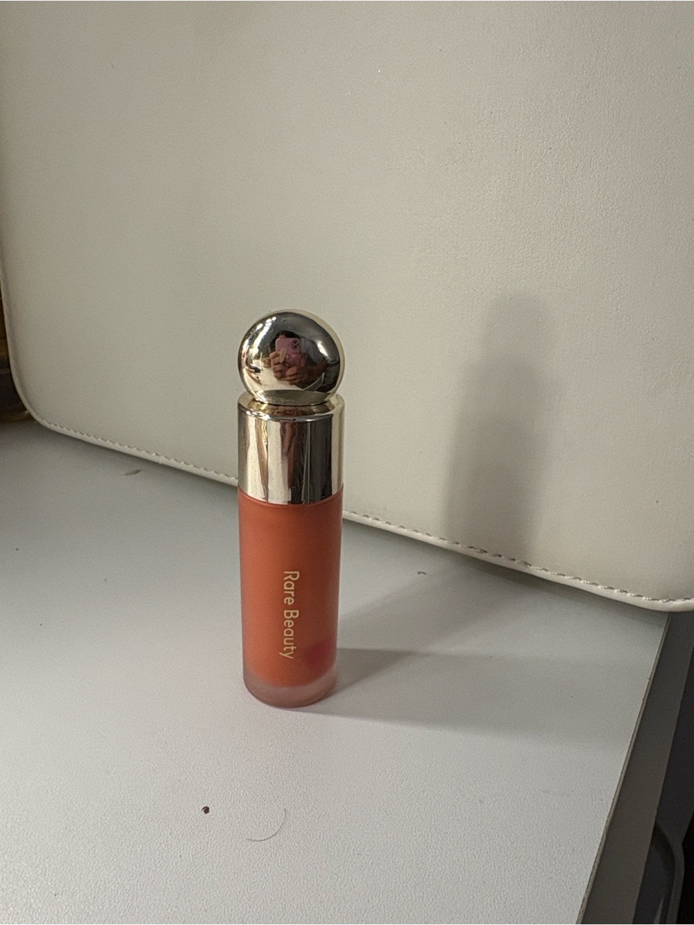 Rare Beauty Lip Color in Terracotta Orange
